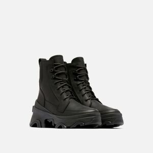 Sorel Black BREX lug Lace Up Women's Boots